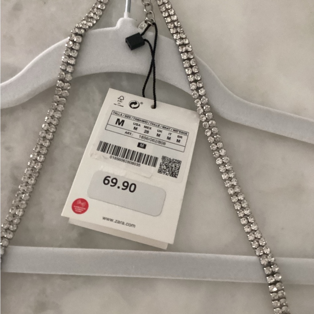 Zara Rhinestone Bra - Picture 3 of 5
